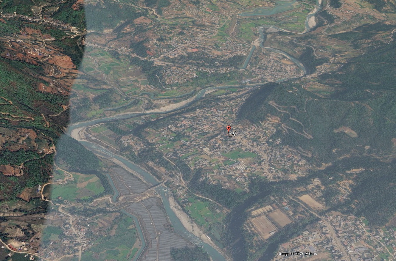 ビドゥル周辺のGoogle Earth 3D画像