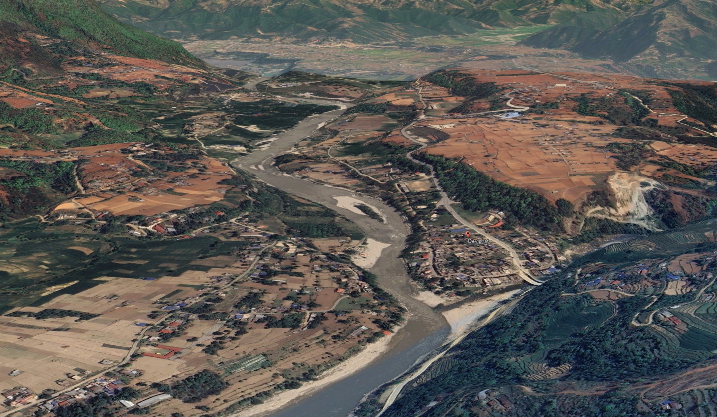デビガートのGoogle Earth 3D画像